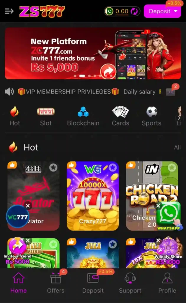 ZS777 Game download free for android in Pakistan
