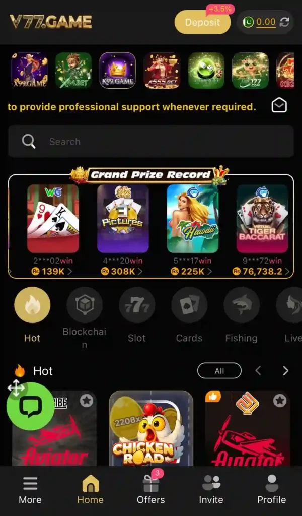 V77 Game Download free for Android