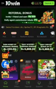 10win game Apk download free for android