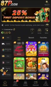 87P Game Download Apk