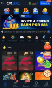 OK37 Game APK Download for free in Pakistan