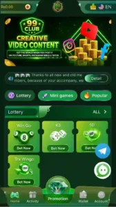99Club game download free for android and iOS
