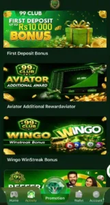 99Club game download free for android and iOS