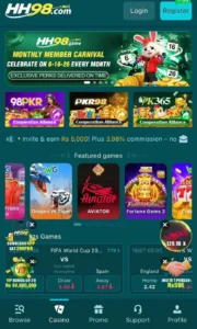 HH98 Game download free for android and iOS in Pakistan